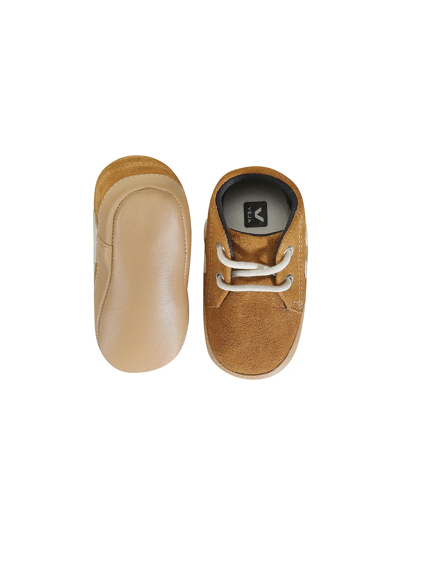 VEJA | Baby Schnürer PETALE | camel